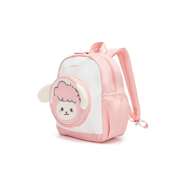 乔丹 童趣可爱 织物 宝宝双肩包 小号 中小童 粉色