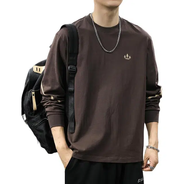 前进牛 美式休闲经典潮牌高街复古痞帅轻奢刺绣长袖美式潮牌宽松重磅卫衣 男女同款