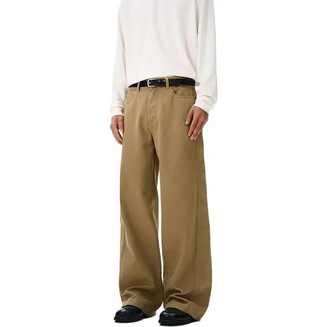 UOOHE Vintage Straight Cargo Pants
