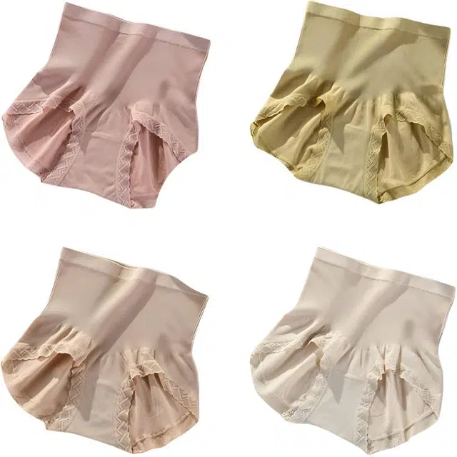 草本初色 高颜值高腰收腹无痕隐形女士透气吸湿排汗百搭舒适柔软三角内裤 女款