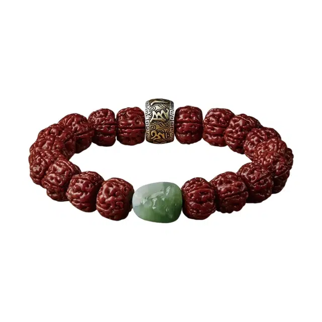 宣华意 国潮高端新中式复古时尚精品盘玩文玩原籽佛珠 十二生肖本命佛 平安顺遂 八方来财#好运 金刚菩提 手串 男女同款情侣款