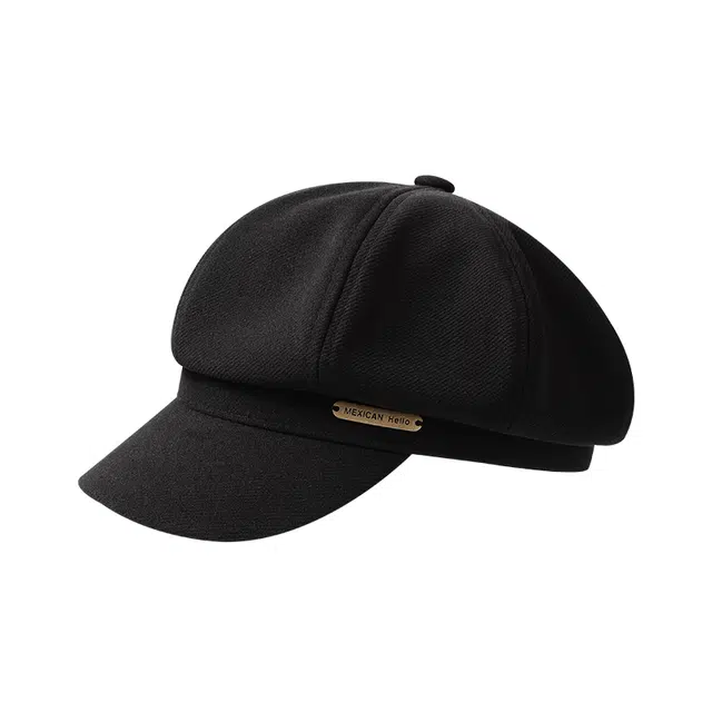 稻草人 通勤神器英伦风复古百搭 韩版洋气时尚潮流 显脸小 涤纶 贝雷帽 女款