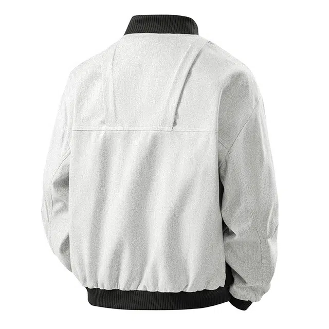 红蜻蜓 美式潮牌高街复古字母设计感口袋休闲外套男春秋款棒球服夹克 男女同款