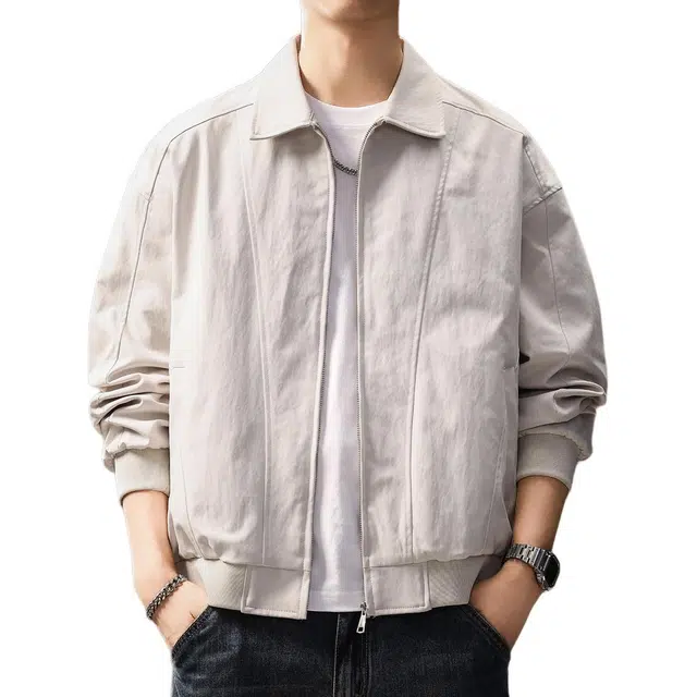 贵色 复古工装休闲百搭潮牌痞帅翻领夹克 男女同款