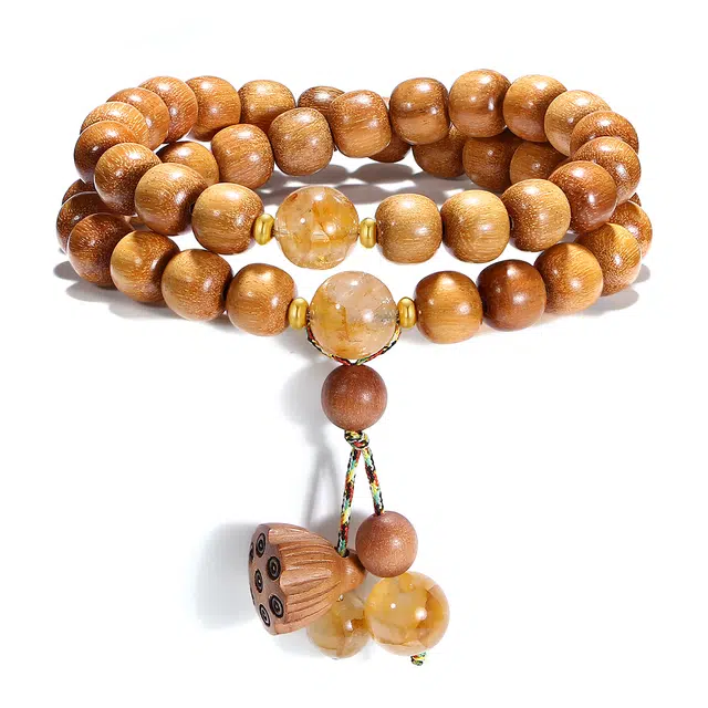 【普陀山官方已过香】 普陀山文创 复古国风桃木莲蓬时来运转好事花生转运珠锦上添花福运连连万事顺#好运 芭比檀香 木作手串 男女同款情侣款