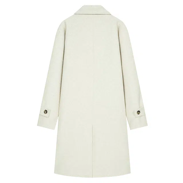 艾梵斯贝 美式复古经典简约设计款立领高级感无性别日常通勤百搭休闲商务北欧风长款长袖风衣 男女同款