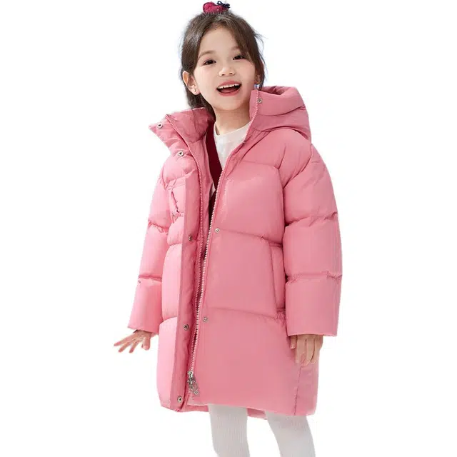 鸭鸭羽绒服 宽松简约风 青少年