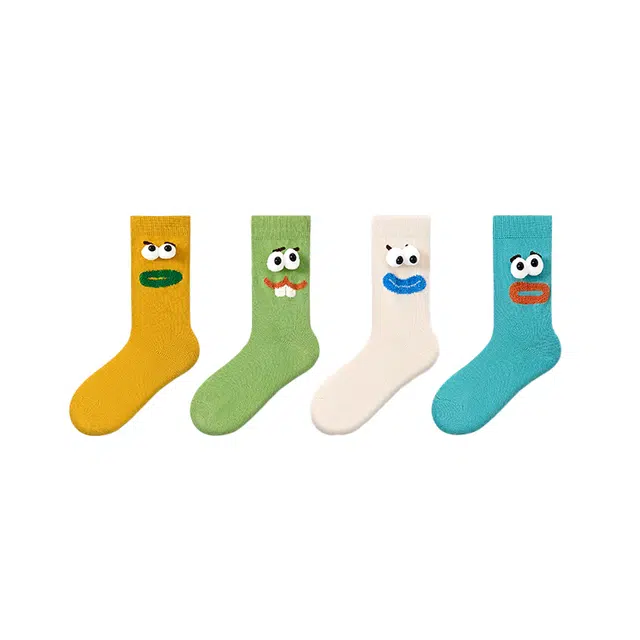 棉奇熊 柔软亲肤透气袜子儿童款