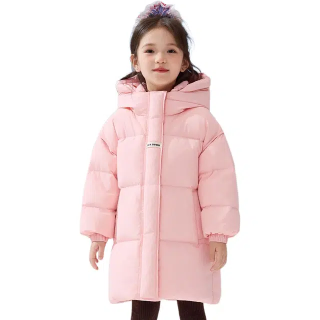 鸭鸭羽绒服 常规长袖立领宽松通勤风 青少年