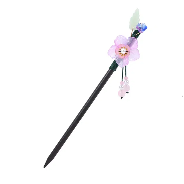 安夏 圣所 流苏步摇新中式 木 发簪 女款