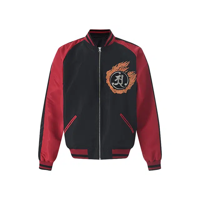 Sanshengliubu Dahei Shen Baseball Jacket