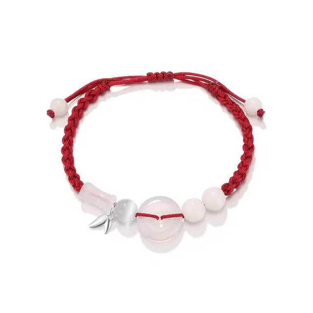 珂里 新中式国潮古风竹节平安扣节节高平安顺遂百搭设计感好运 琉璃 手绳 男女同款情侣款