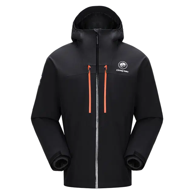 熊猫  自在玩系列 户外徒步硬核防护防水透湿防风耐磨蓄温保暖抓绒内胆透气  徒步户外远足 防水防风透气耐磨保暖冲锋衣 男女同款