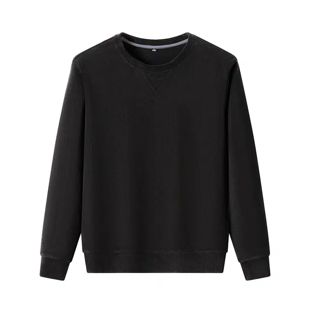 红豆 绵羊毛奥粒绒亲肤基础款软糯圆领卫衣 男款