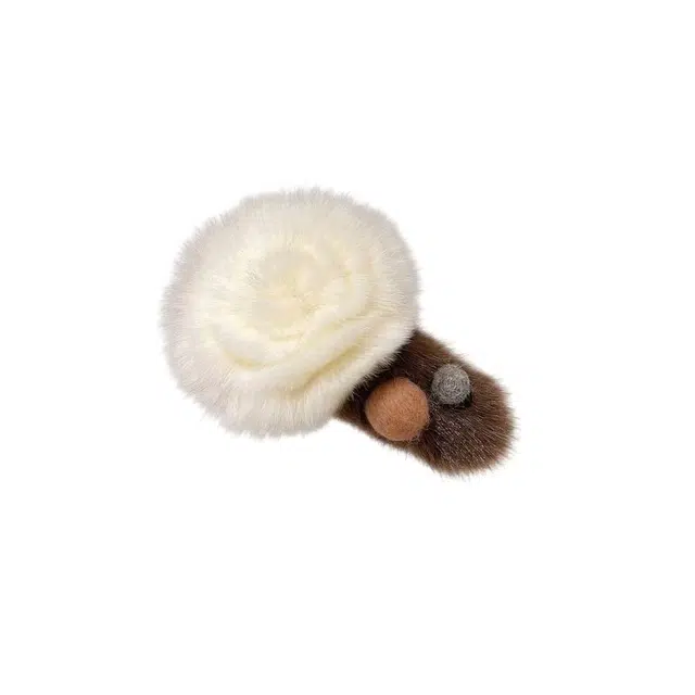 希铃 秋日超仙花朵高级感抓夹大号 毛绒 发夹 女款