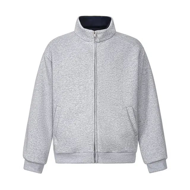 欧路得 简约开衫复古重磅潮牌宽松百搭卫衣 男款