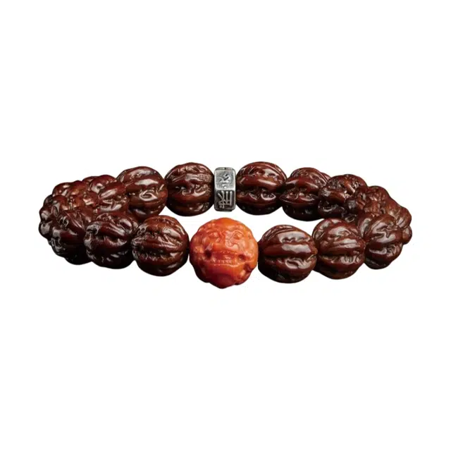 宣华意 国潮新中式复古轻奢高端 精品原籽 招财貔貅 老型实心籽 文玩佛珠 八方来财#好运 紫金鼠 手串 男女同款情侣款