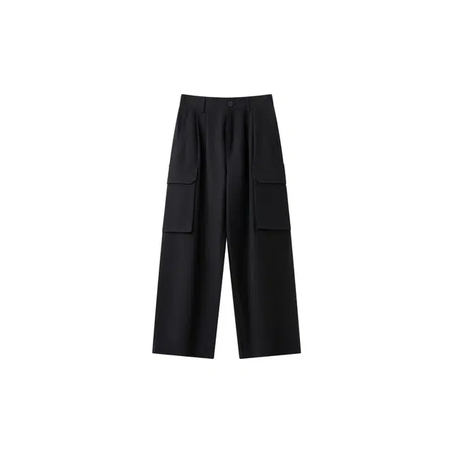 棉的美学 美式复古休闲百搭宽松慵懒感大口袋设计松弛户外工装裤 男女同款