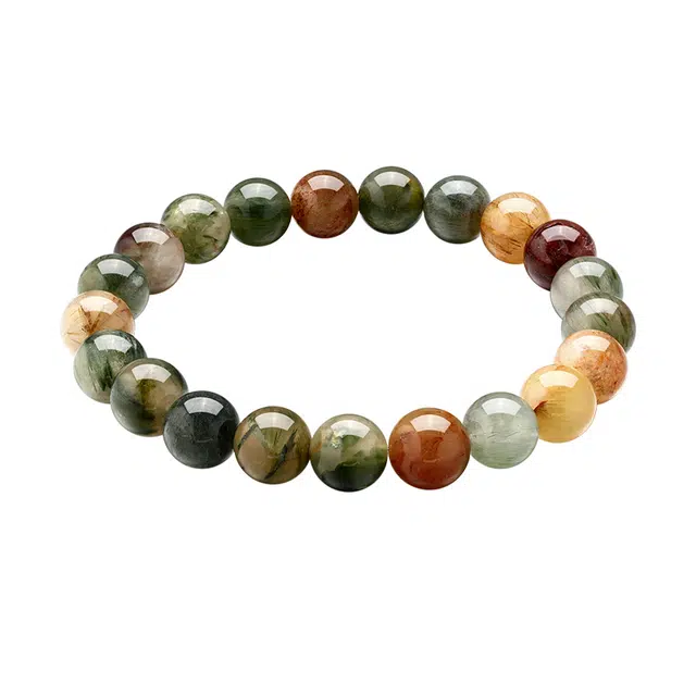 梦金园 多宝兔毛 简约复古国风 招财纳福转运能量石 旺事业学业上岸#好运天然 多色水晶 手串 女款