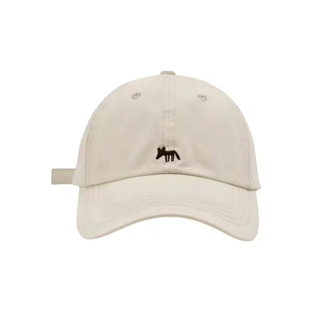 恩僾德 模拟器 可爱刺绣小狐狸刺绣 防晒街头时尚显脸小 棉 鸭舌帽 男女同款情侣款