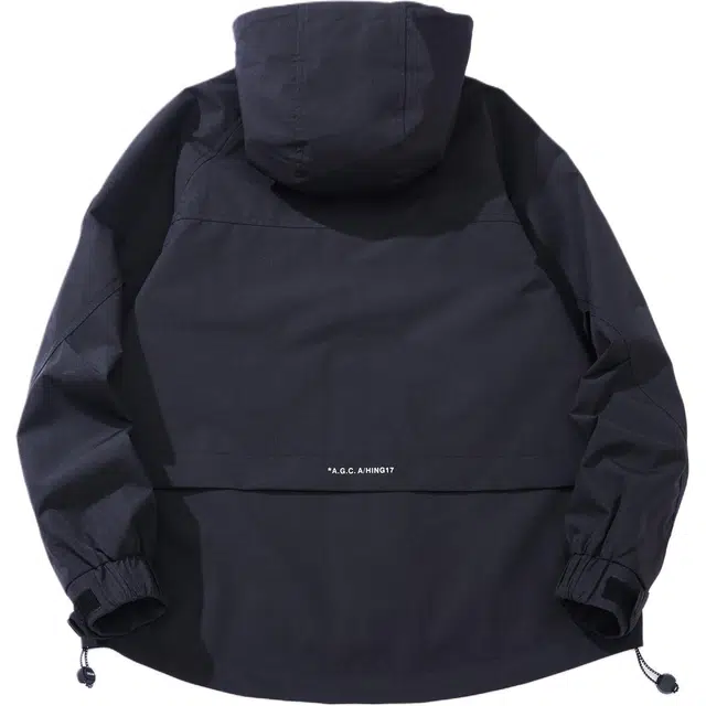 希越 美式户外山系防风上衣男秋冬季高级感保暖连帽棉衣夹克 男款