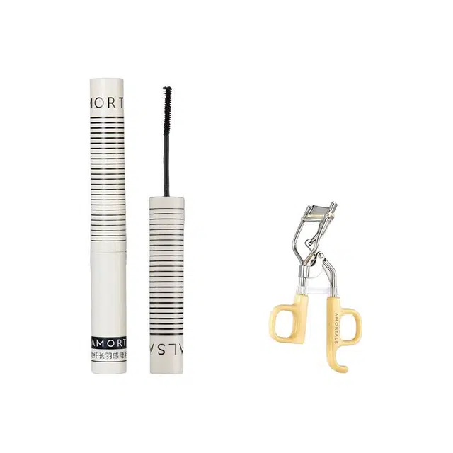 尔木萄 纤长睫毛膏睫毛夹彩妆套装 持久