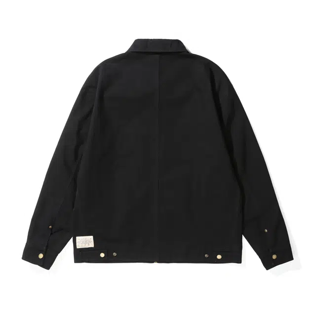 法文箱子 秋冬男士外套秋男百搭男装秋季潮流拼接翻领纯棉耐磨战术工装衣服夹克 男款