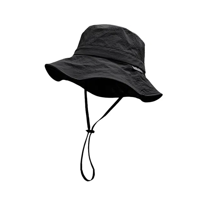 雅鹿优选 韩系纯色简约防晒太阳帽 大头围显脸小 聚酯纤维 渔夫帽 男女同款情侣款