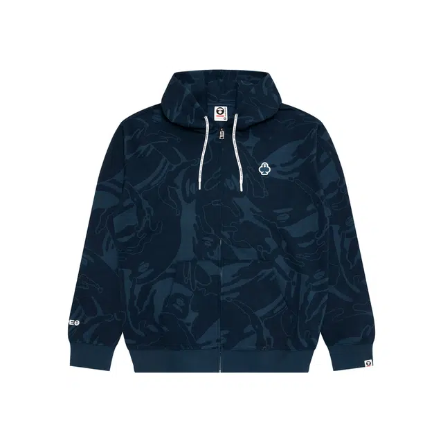 Aape Poker Badge Camo Hoodie