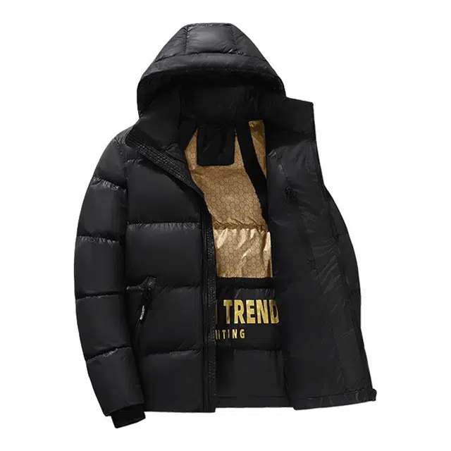 太子龍 加厚保暖秋冬季韩版青年可脱卸帽休闲御寒外套棉服 男款