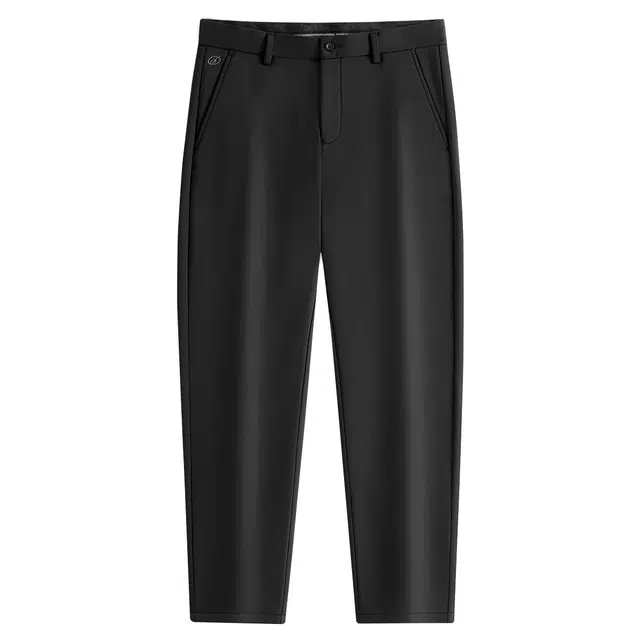 与狼共舞 奥粒绒锁温保暖柔软亲肤弹力舒适时尚百搭加厚休闲裤 男款