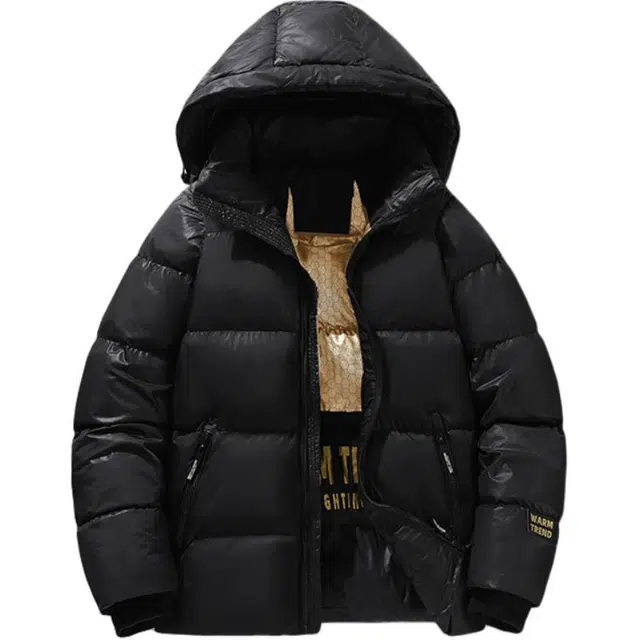 太子龍 加厚保暖秋冬季韩版青年可脱卸帽休闲御寒外套棉服 男款