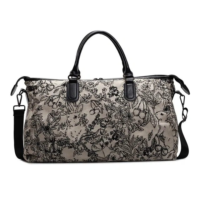 醇龙 短途手提斜挎包出差行李袋大容量运动健身包 尼龙 旅行包 男女同款情侣款 多色