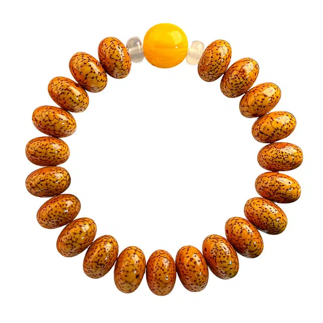 聆听花开 原生态开片算盘珠复古民族风新中式国潮文玩高级感小众寓意#好运 星月菩提 手串 男女同款情侣款