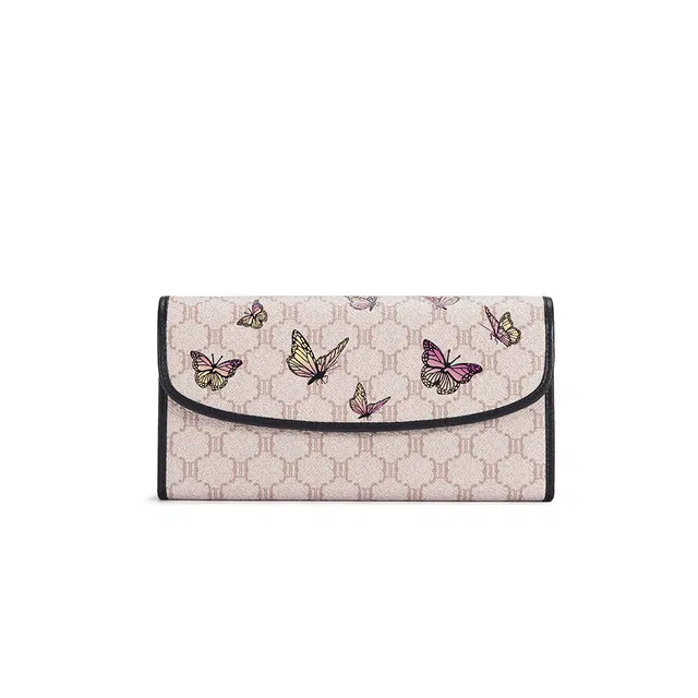 都宝路 时尚潮流百搭 聚氯乙烯合成革 钱包 常规 女款 黑色/酒红