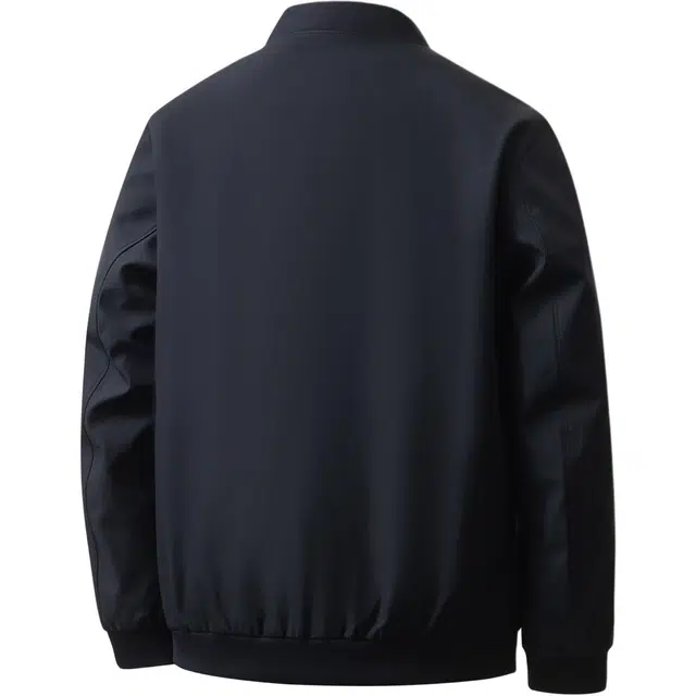 红豆 经典挺阔有型立领工装风拉链茄克衫通勤纯色简约百搭休闲外套夹克 男款