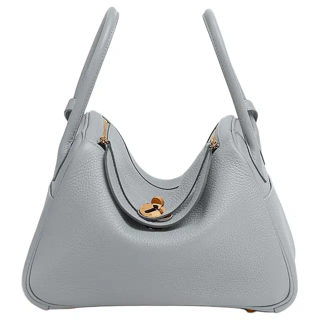 HERMES Lindy 26 Clemence 8U Bleu Glacier