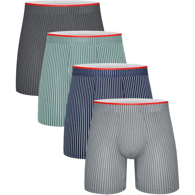 富贵鸟 简约时尚柔软透气亲肤舒适平角内裤 男款