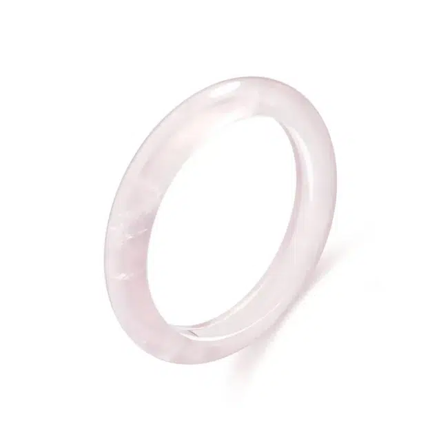 好银坊 樱花淡粉 温柔晶石 桃花转运 新中式精致古风透亮樱花粉 百搭高级感轻奢#好运天然 粉水晶 手镯 女款