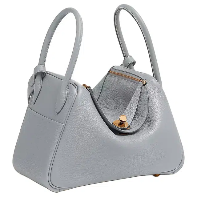 HERMES Lindy 26 Clemence 8U Bleu Glacier