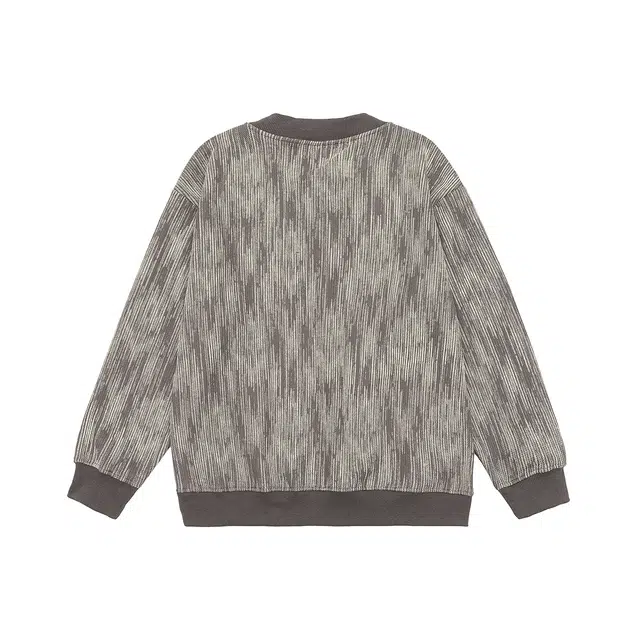 独驰 美式复古印花半开襟纽扣设计宽松男上衣亨利领卫衣 男女同款