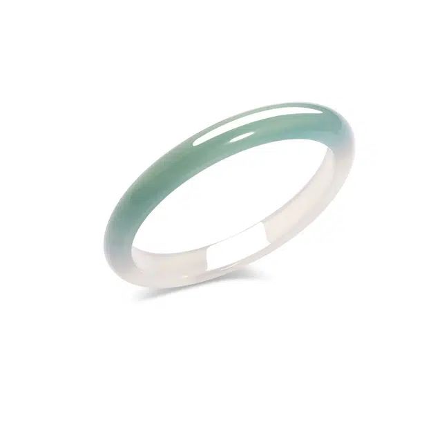 骊碧 好运一眼沦陷遇水来财佩戴显气质又显白新中式国潮复古优雅天然 玉髓 手镯 女款