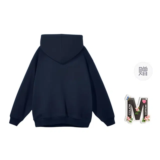 棉购 连帽重磅潮流加厚美式宽松卡通慵懒风秋冬卫衣 男女同款