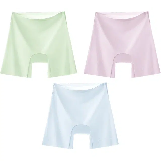 二三二三 小清新无痕亲肤柔软舒适透气不夹臀不闷汗日常百搭简约平角内裤 女款