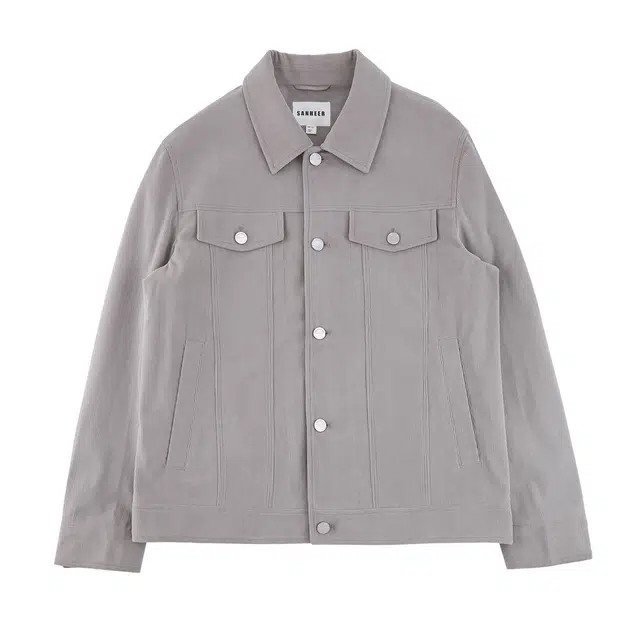 丹宁哲学 高档舒适抗皱散口袖标准通勤风工装夹克 男款