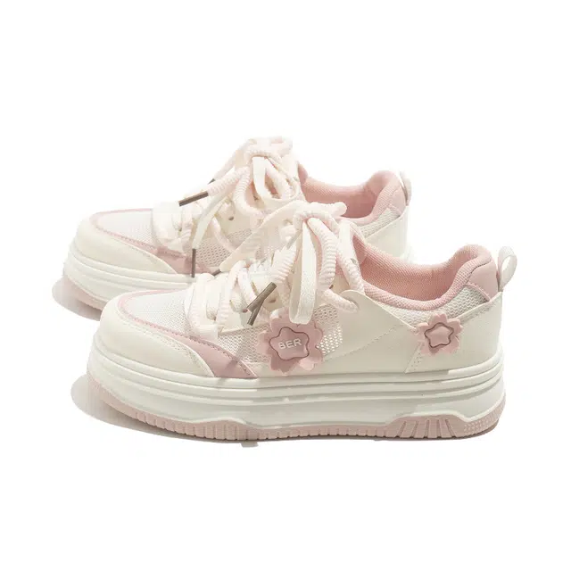 舒适甜美简约潮流百搭之选 耐磨平衡透气 低帮 经典板鞋 女款