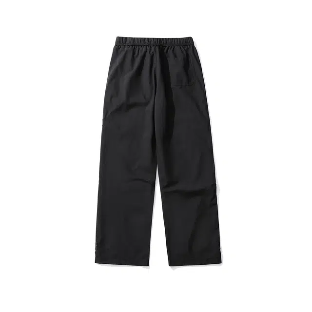 领航骆驼 山系户外三防拉链迷彩裤情侣宽松侧边阔腿长裤开叉松紧运动  工装裤 男女同款