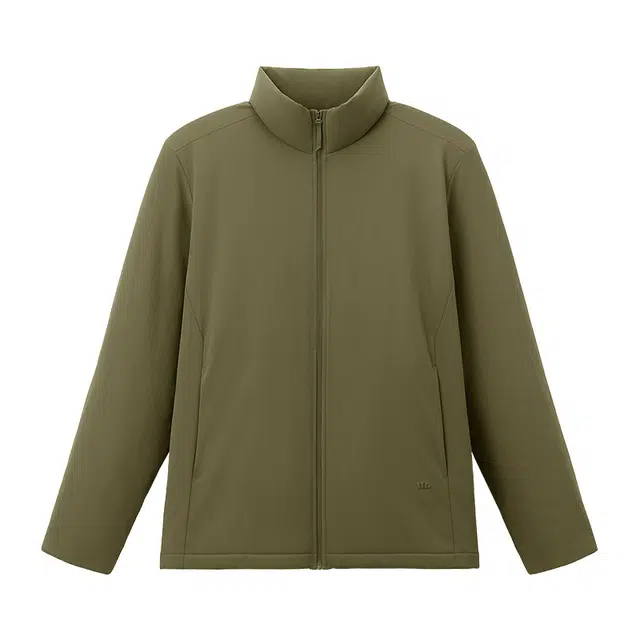 蕉下 立领气绒保暖防风舒适宽松百搭防寒休闲通勤户外绒感外套 男款