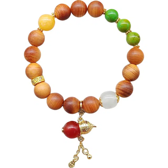 得笙陌 新中式葫芦古风国风轻奢小众精致#好运 崖柏 手串 男女同款情侣款