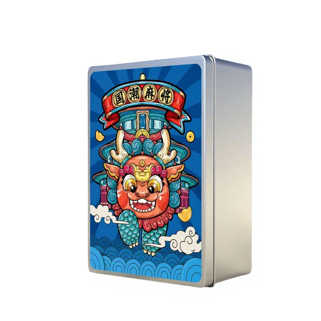 迪爱歪 国潮纸牌 加厚防水创意旅行纸牌宽版 纸麻将